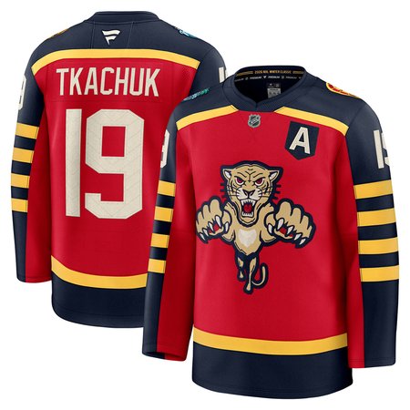 Youth Florida Panthers #19 Matthew Tkachuk Red NHL 2026 Winter Classic Jersey
