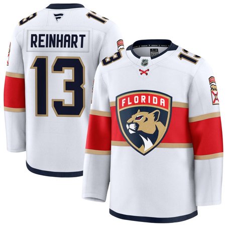 Youth Florida Panthers #13 Sam Reinhart White Jersey
