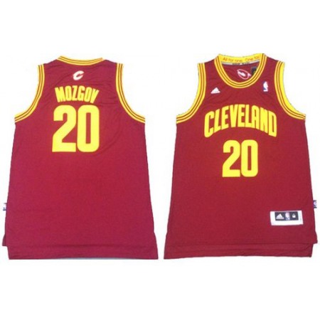 Revolution 30 Cavaliers #20 Timofey Mozgov Red Stitched NBA Jersey