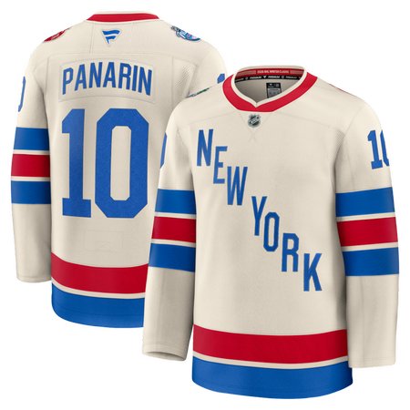 Youth New York Rangers #10 Artemi Panarin Beige 2026 NHL Winter Classic Jersey