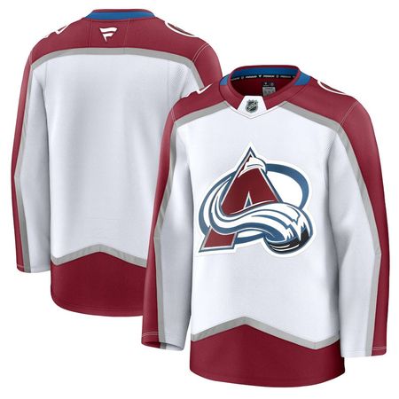 Youth Colorado Avalanche White Away Jersey
