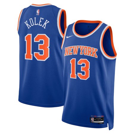 Women's New York Knicks #13 Tyler Kolek Nike Blue Swingman Icon Edition Jersey
