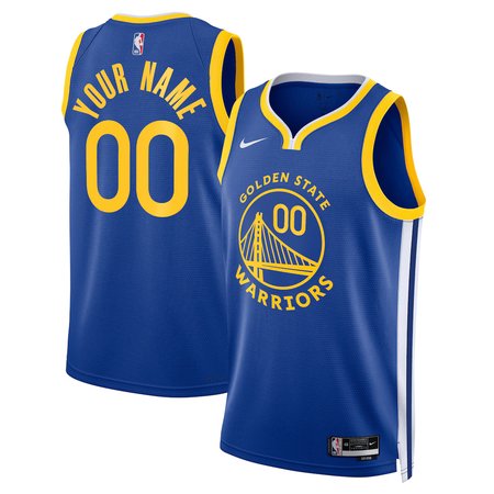 Men's Golden State Warriors Nike Royal Swingman Icon Edition Custom Jersey