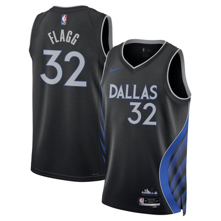 Youth Dallas Mavericks #32 Cooper Flagg Nike Black Swingman Jersey