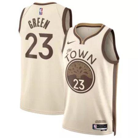 Youth Golden State Warriors #23 Draymond Green Cream 2025/26 City Edition Swingman Jersey
