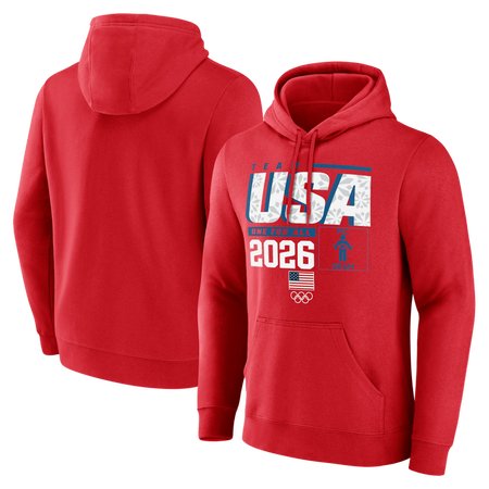 Men's Team USA Red 2026 Winter Olympics Pic-O-Gram Hoodie