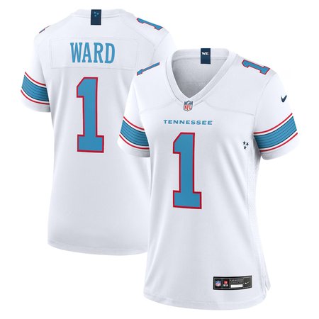 Women's Tennessee Titans #1 Cameron Ward Nike White Game Jersey