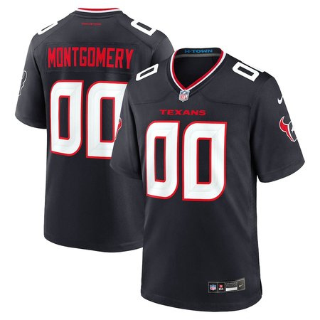 Men's Houston Texans David Montgomery Nike Navy Game Jersey