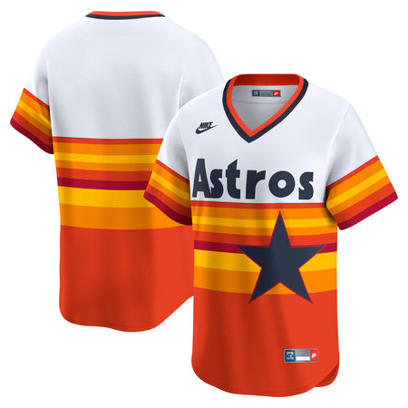 Youth Houston Astros Nike White Cooperstown Collection Limited Jersey