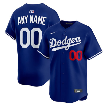 Youth Los Angeles Dodgers Royal Cool Base Custom Jersey