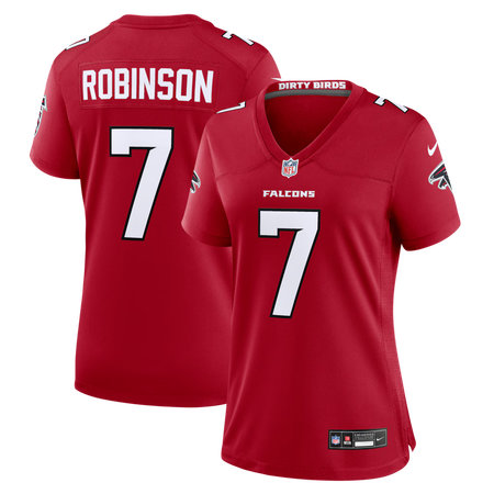 Women's Atlanta Falcons #7 Bijan Robinson Nike Red Game Jersey