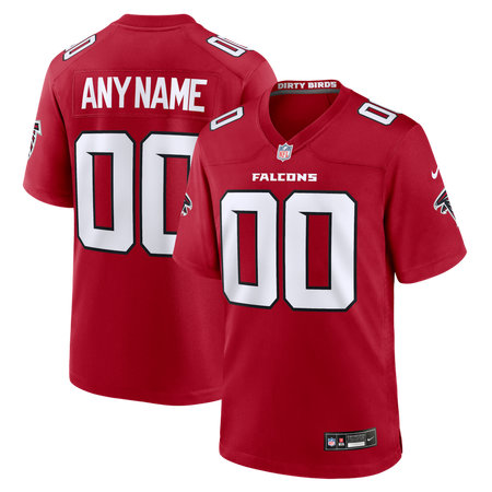 Men's Atlanta Falcons Nike Red Custom Game Jersey
