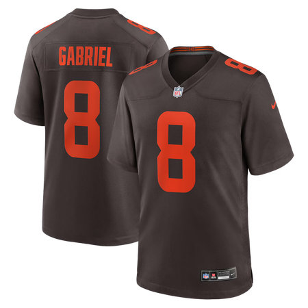 Youth Cleveland Browns #8 Dillon Gabriel Nike Brown Alpha Dawg Game Jersey