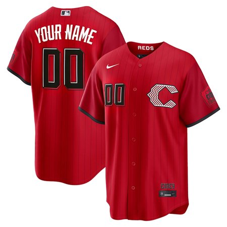 Men's Cincinnati Reds Red 2026 City Connect Vapor Premier Limite Stitched Custom Jersey