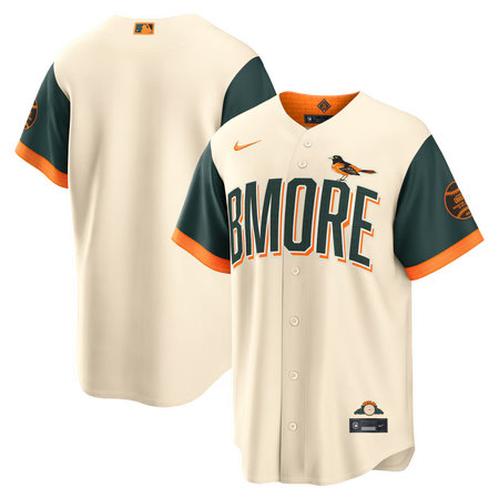 Men's Baltimore Orioles Nike Natural 2026 City Connect Stadium Jersey