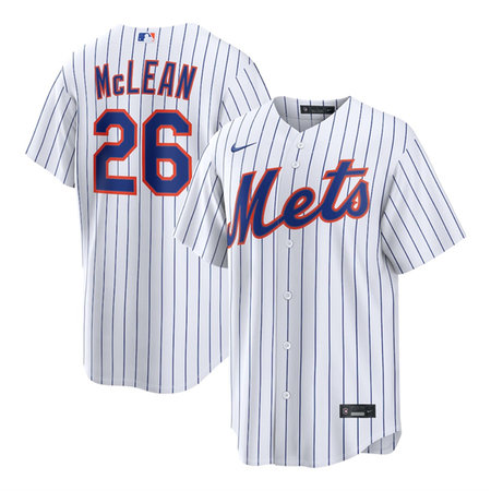 Youth New York Mets #26 Nolan McLean 2026 White Cool Base Stitched Baseball Jersey