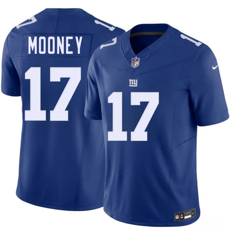 Youth New York Giants #17 Darnell Mooney Blue 2026 F.U.S.E. Vapor Untouchable Limited Stitched Jersey