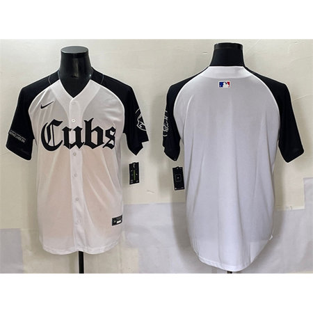 Men's Chicago Cubs White "Gothic North Side Edition" Vapor Premier Limited Stitched Baseball Jersey