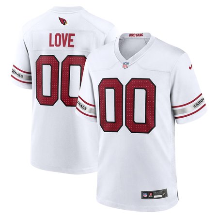 Men's Arizona Cardinals Jeremiyah Love White 2026 NFL Draft Game Jersey