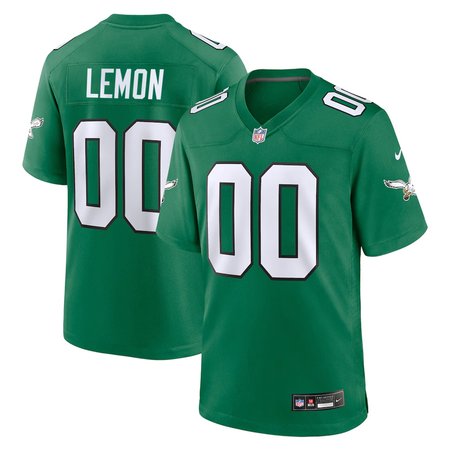 Men's Philadelphia Eagles Makai Lemon Green 2026 NFL Draft Game Jersey