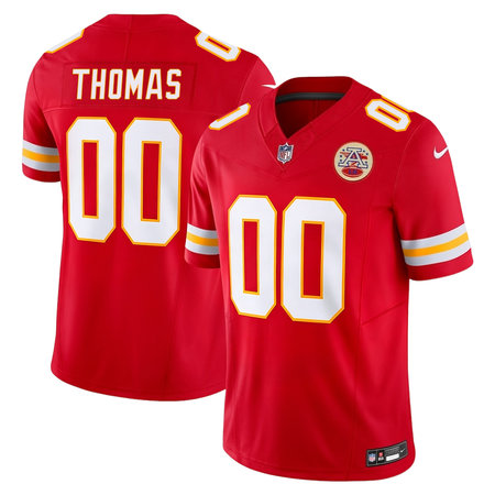 Men's Kansas City Chiefs R Mason Thomas Red 2026 NFL Draft Vapor F.U.S.E. Limited Jersey