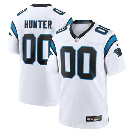 Men's Carolina Panthers Lee Hunter White 2026 NFL Draft Game Jersey