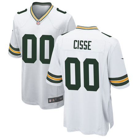 Men's Green Bay Packers Brandon Cisse White 2026 NFL Draft Game Jersey