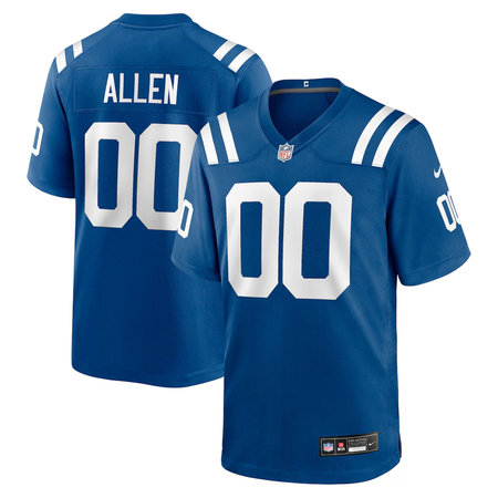 Men's Indianapolis Colts CJ Allen Royal 2026 NFL Draft Game Jersey