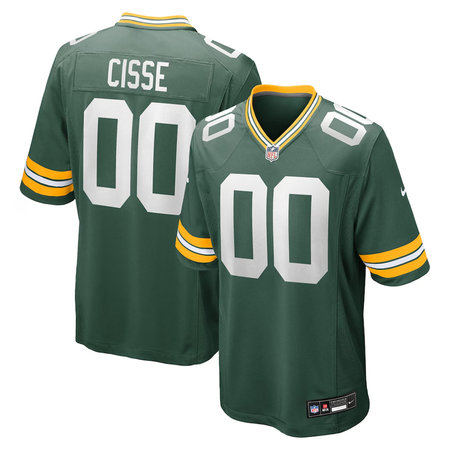 Men's Green Bay Packers Brandon Cisse Green 2026 NFL Draft Game Jersey