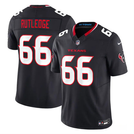 Men's Houston Texans #66 Keylan Rutledge Navy 2026 NFL Draft Vapor F.U.S.E. Limited Jersey