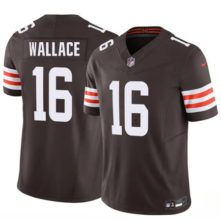 Men's Cleveland Browns #16 Tylan Wallace Brown 2026 NFL Draft Vapor F.U.S.E. Limited Jersey