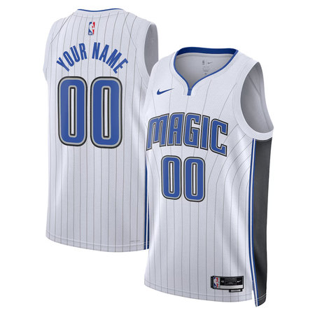 Men's Orlando Magic Nike White Swingman Icon Edition Custom Jersey