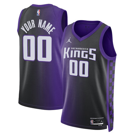 Men's Sacramento Kings Purple Swingman Statement Edition Custom Jersey