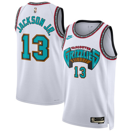 Women's Memphis Grizzlies #13 Jaren Jackson Jr. White Swingman Classic Edition Jersey
