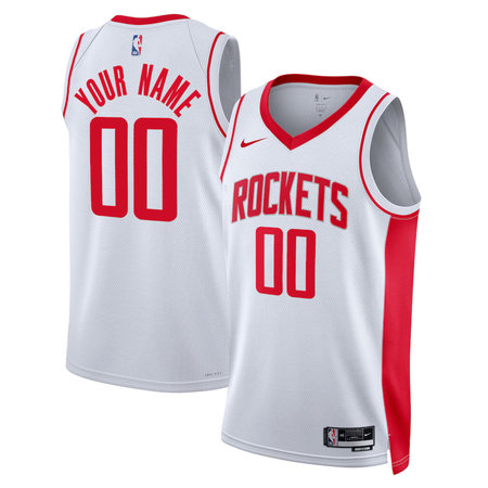Women's Houston Rockets NIke White Swingman Association Edition Custom Jersey
