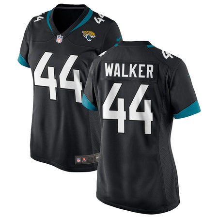 Women's Jacksonville Jaguars #44 Travon Walker Black Game Jersey