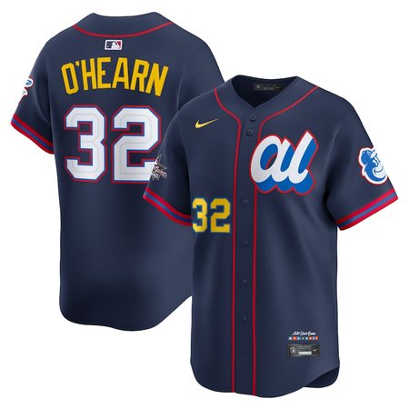 Youth American League #32 Ryan O'Hearn Nike Navy 2025 All-Star Edition Limited Player Jersey