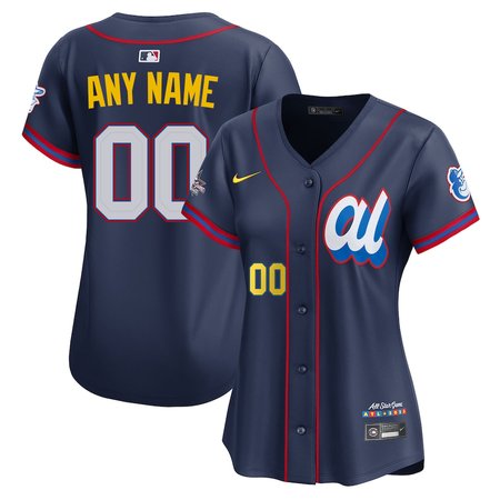 Women's American League Custom Nike Navy 2025 All-Star Edition Limited Player Jersey