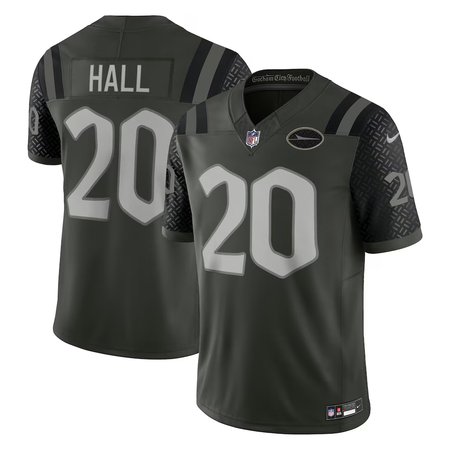 Youth New York Jets #20 Breece Hall Black Rivalries Collection F.U.S.E. Vapor Limited Stitched Jersey