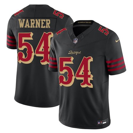 Youth San Francisco 49ers #54 Fred Warner Black Rivalries Collection F.U.S.E. Vapor Limited Stitched Jersey