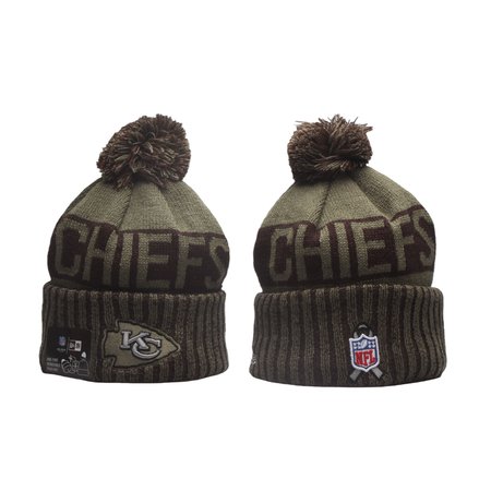 Kansas City Chiefs 2025 Salute to Service Knit Hat