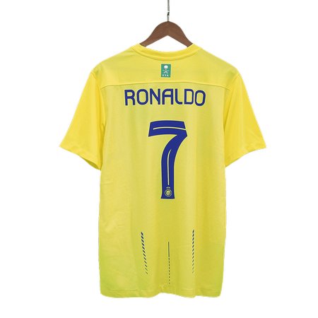 Men's RONALDO #7 Al Nassr Home Replica Soccer Jersey 2023/24