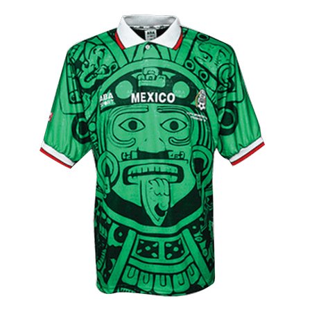 Men's Mexico Home Retro Soccer Jersey 1998