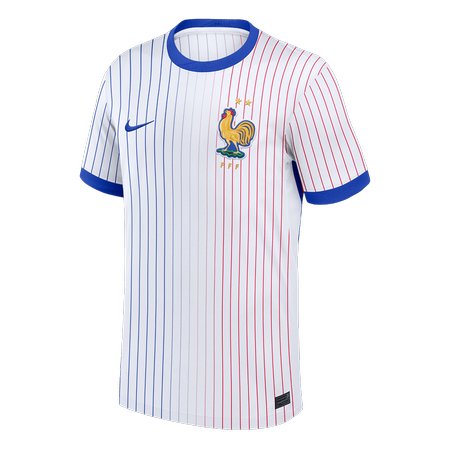 Men's France Away Replica Soccer Jersey EURO 2024