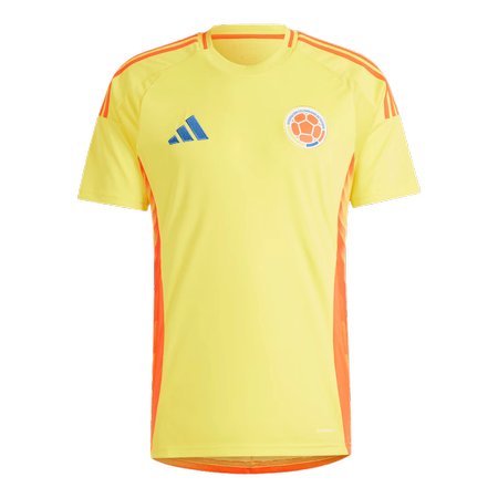 Men's Colombia Home Replica Soccer Jersey Copa America 2024