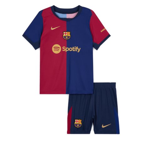 Kid's Barcelona Home Soccer Jersey Kit 2024/25