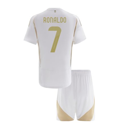 Kid's RONALDO #7 Al Nassr Third Away Soccer Jersey Kit - ACL 2024/25