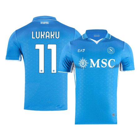 Men's LUKAKU #11 Napoli Home Authentic Soccer Jersey 2024/25