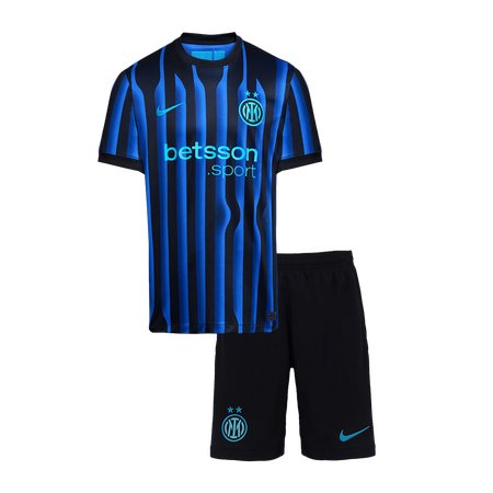 Kid's Inter Milan Home Soccer Jersey Kit 2025/26