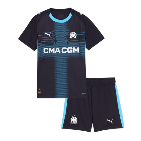 Kid's Marseille Away Soccer Jersey Kit 2025/26